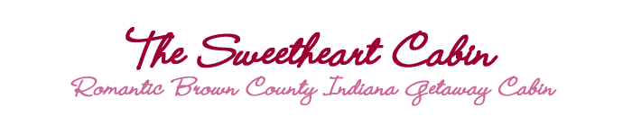 brown county romantic getaway cabin